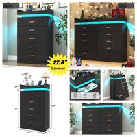 Black-1099-5 Drawer-27.6"W