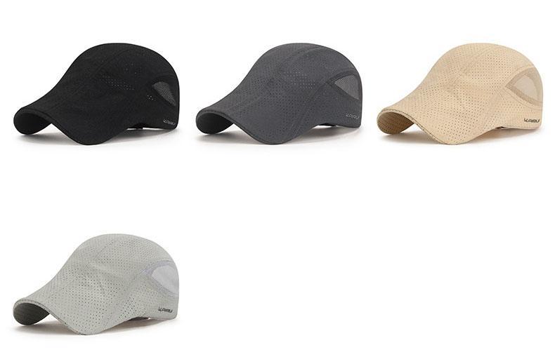New Laser Perforated Breathable Forward Hat For Men's Sunshade Bailey Cap In Summer