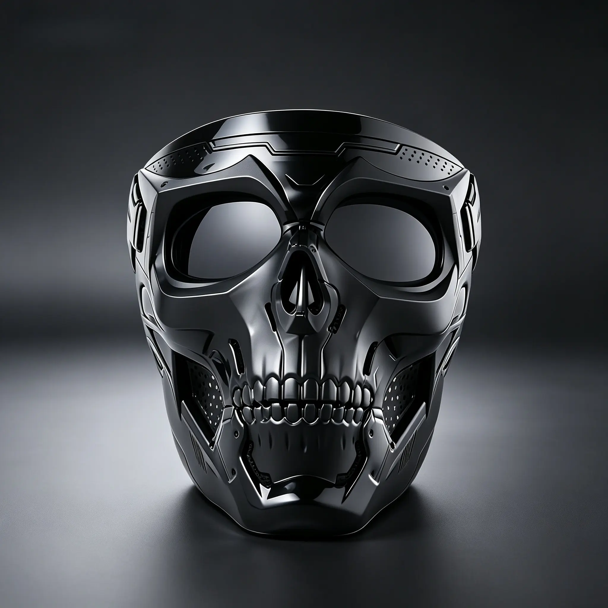 Windproof Face Mask, Harley Windshield Motorcycle Off-Road Outdoor Sports Goggles, Skull Full-Face Tactical Mask, Halloween Horror Mask
