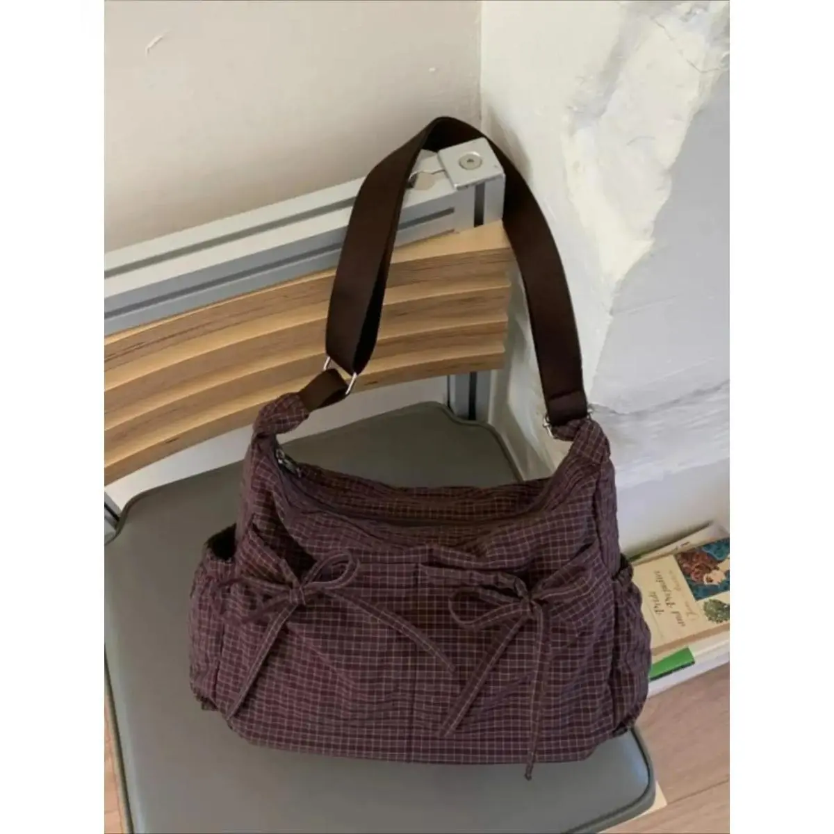 Shoulder Bag for Women, Patterned Crossbody Messenger Purse - Roomy Bags for Everyday Use, School & Travel, Back To School Shopping, Everyday Bag Casual Commuting Bag