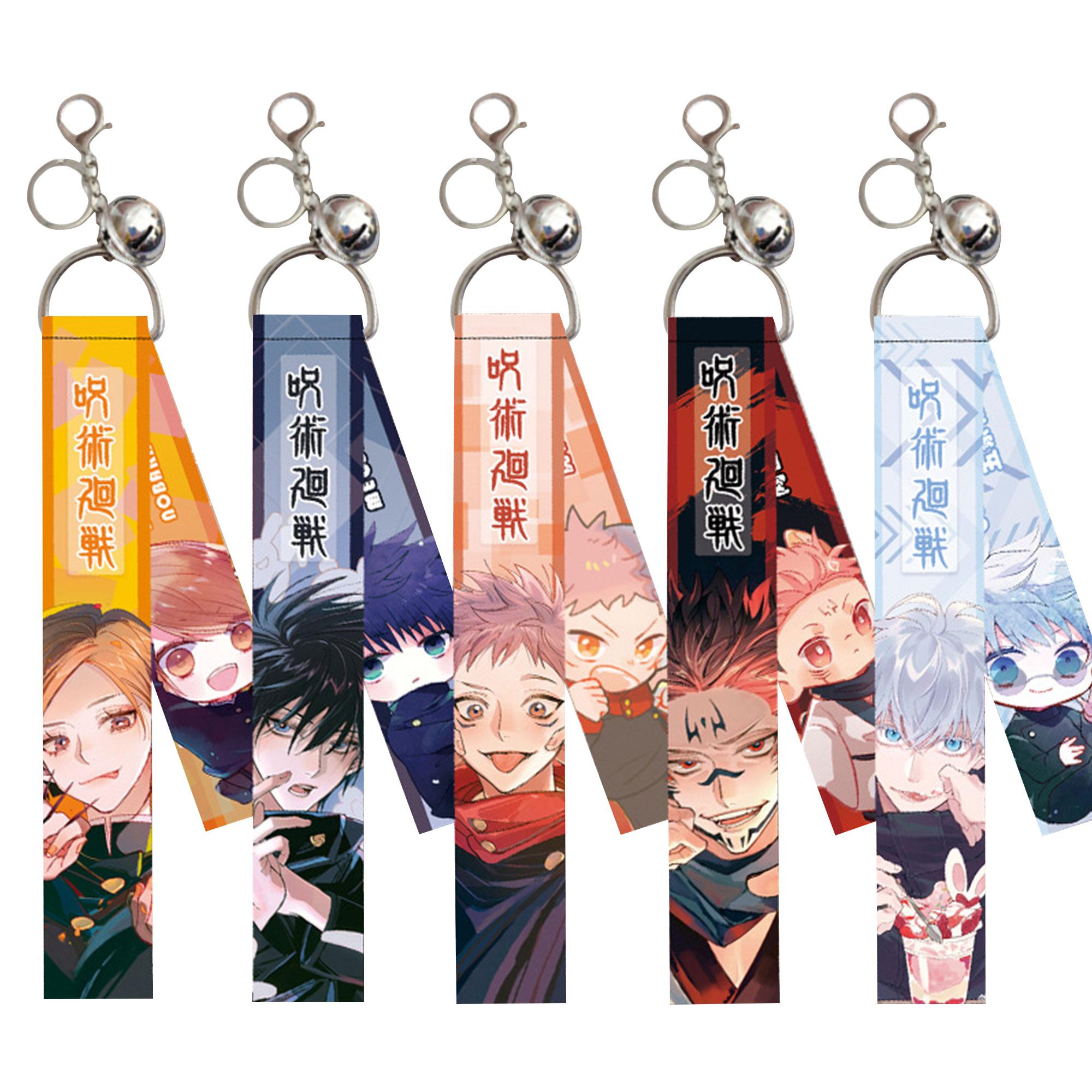 Anime JJK Keychain Gojo Satoru Fushiguro Megumi Phone Charm Accessories Pendant Keyring Bag Cute Cartoon Figure Pendant Keyring Anime JJK Keychain Gojo Satoru Fushiguro Megumi Phone Charm Accessories Pendant Keyring Bag Cute Cartoon Figure Pendant Keyring
