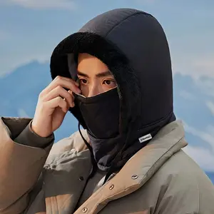 Fleece Lined Thermal Balaclava Face Mask Wind Resistant Multi Wear Snow Head Warmer Hat Elastic Adjustable Neck Wrap Unisex Cold Weather Gear For Skiing Commuting Running Daily Outdoo