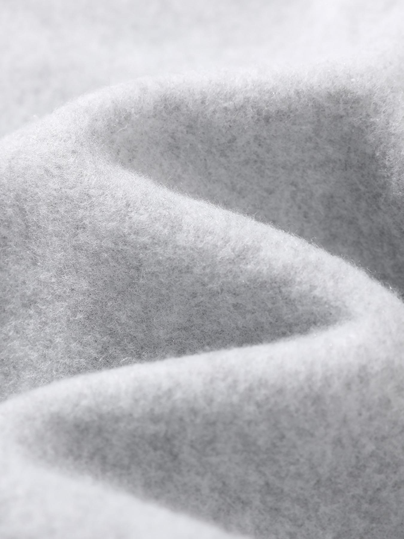 Men's Thermal Lined Pants with Drawstring Waist, Relaxed Fit Loose Sweatpants for Fall & Winter, Men's Bottoms