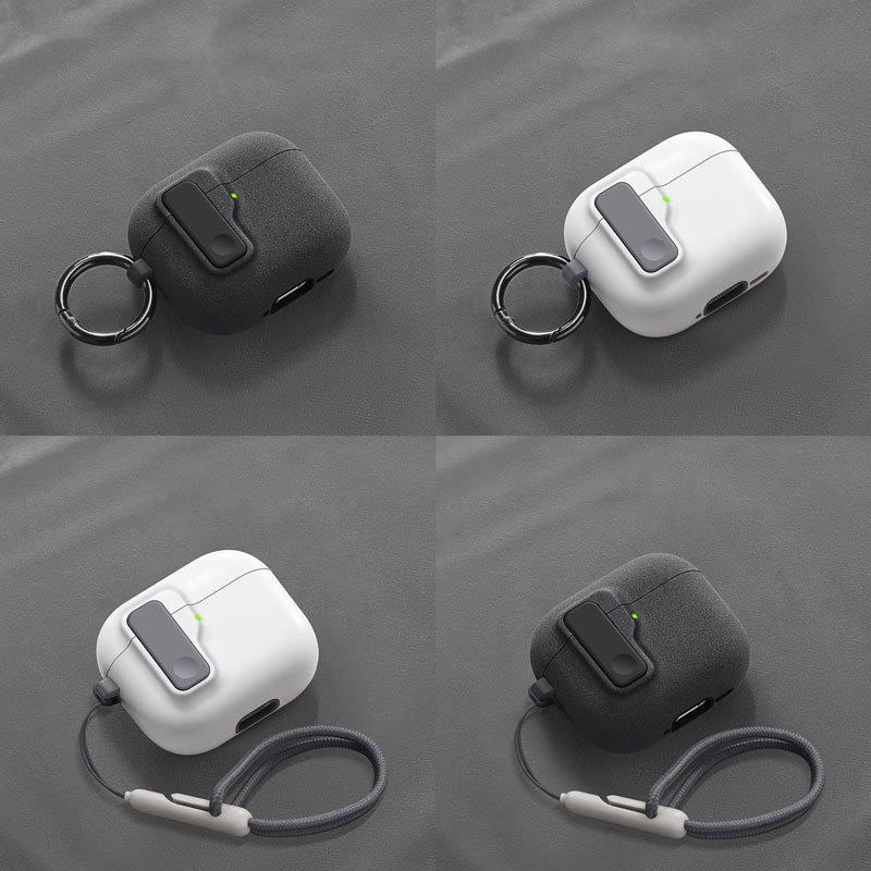 Accessories Suitable for AirPods 1/2/3/4 pro Cases with Safety Lock & Keychain - Secure Soft Cover for Wireless Charging, Button Access & Anti-Slip Grip Accessories Suitable for AirPods 1/2/3/4 pro Cases with Safety Lock & Keychain - Secure Soft Cover for Wireless Charging, Button Access & Anti-Slip Grip