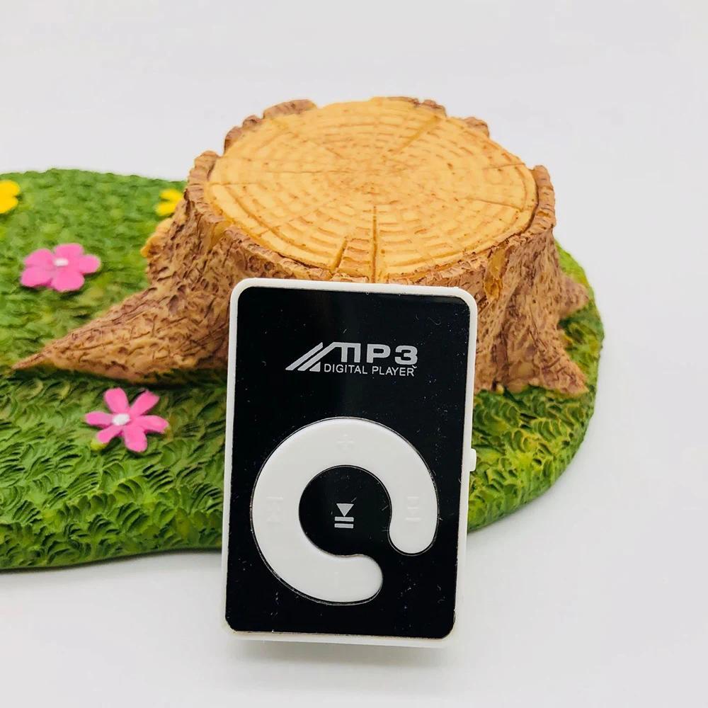 C Key Portable HiFi Mini Clip USB MP3 Player Walkman Music Support Micro TF Card Expandable Up To 16GB Outdoor Sports Walkman