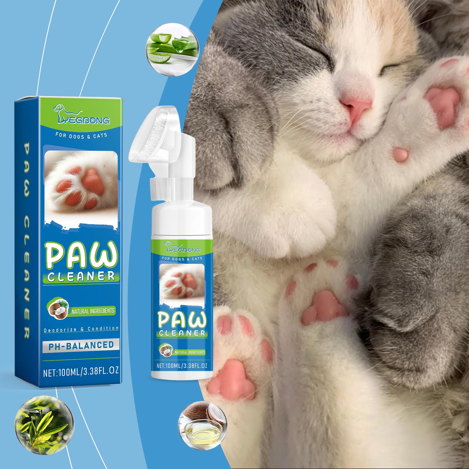 Yegbong Pet Foot Cleaner, Dog And Cat Wash Paws Foot Cleaner Foot Care Foam