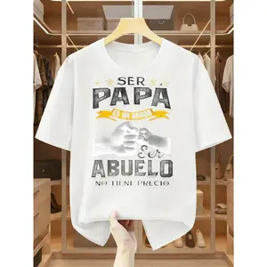 Casual Style, Men's T-Shirt, Father And Grandfather Quote, Everyday Wear, Gift For Dad Or Grandpa