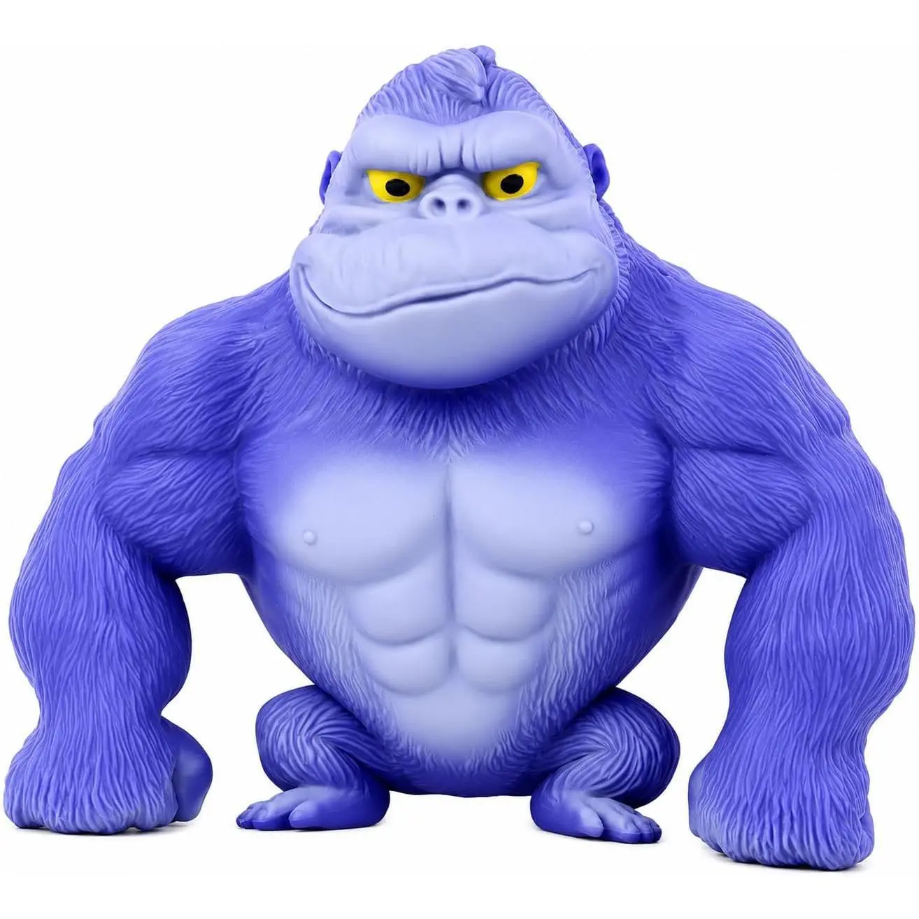 Stretchy Gorilla Fidget Toy, 5X Stretch Blue Gorilla Squeeze Toy, Sand Filled Squishy Stress Relief Toy for Kids & Adults, Fun Desk Toy, Ages 3+