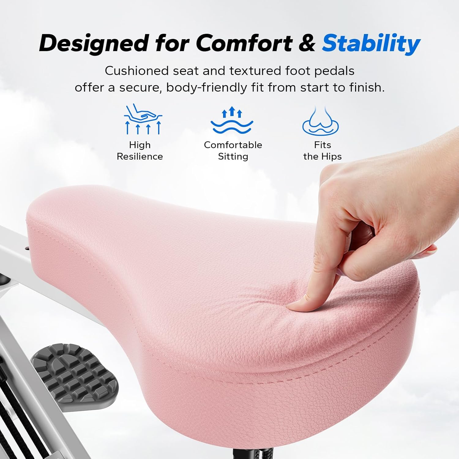 Squat Machine, 2 in 1 Squat Rowing Machine, Easy Setup & Foldable Exercise Equipment, Glute Trainer Machine, Glutes & Leg Home Workout Machine