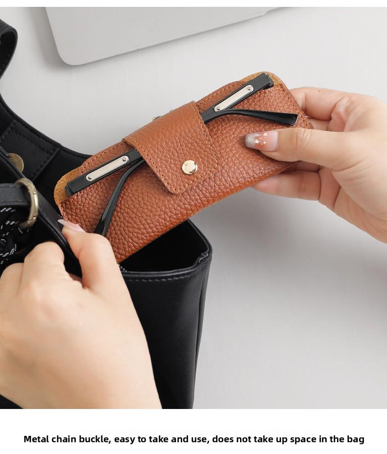 Sunglasses Case with Wrist Strap – Hard Shell Protective Eyewear Pouch, Portable Travel Glasses Holder, Pressure Resistant Storage Bag for Women Men