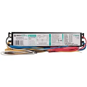 GE GE254MVPS-A UltraStart? T5 Watt-Miser 2-Lamp 54W T5HO Ballast 67562