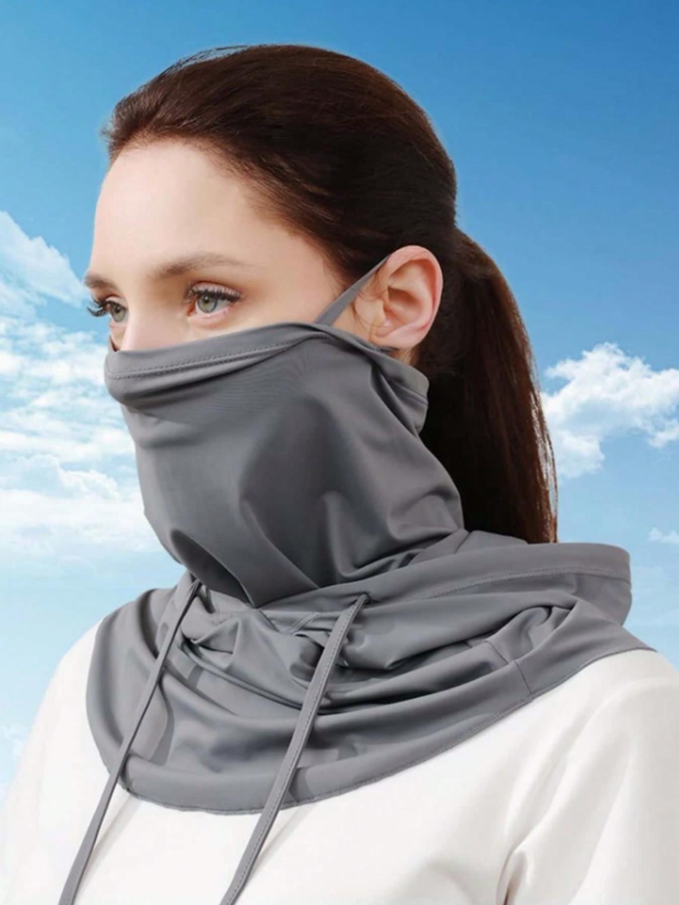 1-piece and multi piece sets, three in one multi-functional neutral ice silk sunshade balaclava hat, sun proof, Tactical Windproof, warm, suitable for outdoor cycling, skiing, unisex, couple style