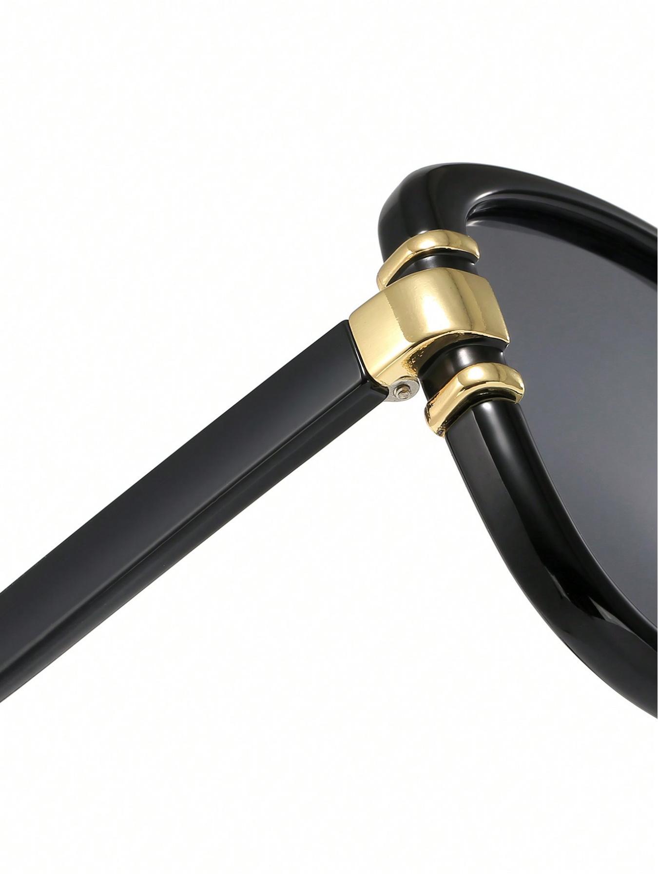 Unisex Vintage Ombre Sunglasses, Trendy Casual Tinted Lens Sunglasses for Everyday Use, Fashion Accessories for Outdoor Activities, High Quality Sunglasses