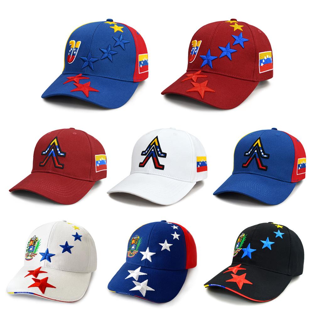 3D Embroidered Venezuelan Flag Baseball Cap| Adjustable Strap| Street Fashion Hat