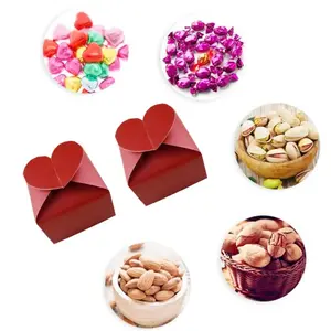 Heart-Shaped Candy Boxes for Wedding Baptism Birthday Party Decorations, 10/30/50 Pieces Candy Gift Boxes, Perfect Event Accessories