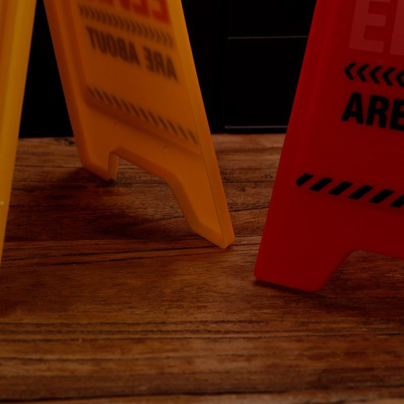 Halloween Outdoor Patio Decorative PP Plastic Board Billboard, Outdoor Patio Ghost Festival Decorative Sign, Lawn Sign, and Directional Sign