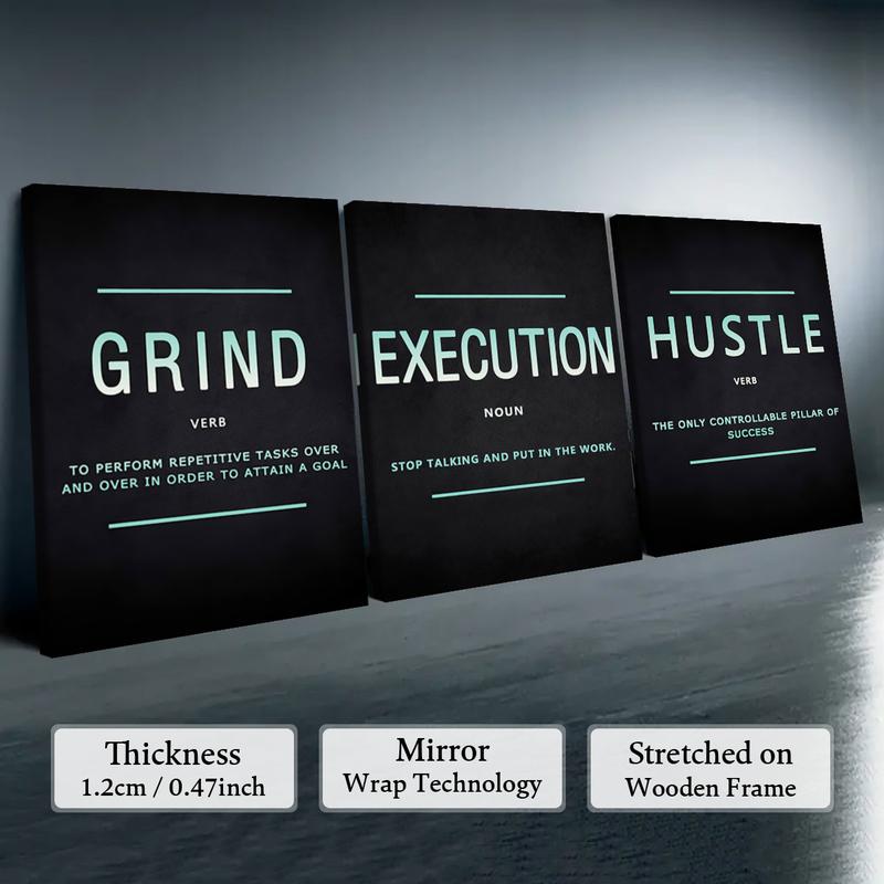 Wooden Framed Canvas Painting, 3 Counts/set Modern Art Inspirational Wall Art, Wall Decor for Home Living Room Bedroom Office Wooden Framed Canvas Painting, 3 Counts/set Modern Art Inspirational Wall Art, Wall Decor for Home Living Room Bedroom Office