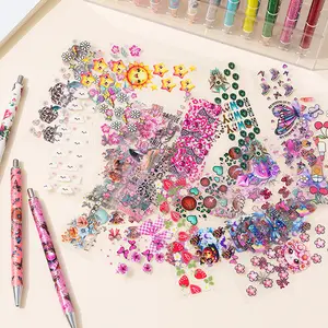 100pcs of UV DTF Pen Wraps in Various Designs for Pencil And Pen Decoration, Perfect for Gifting