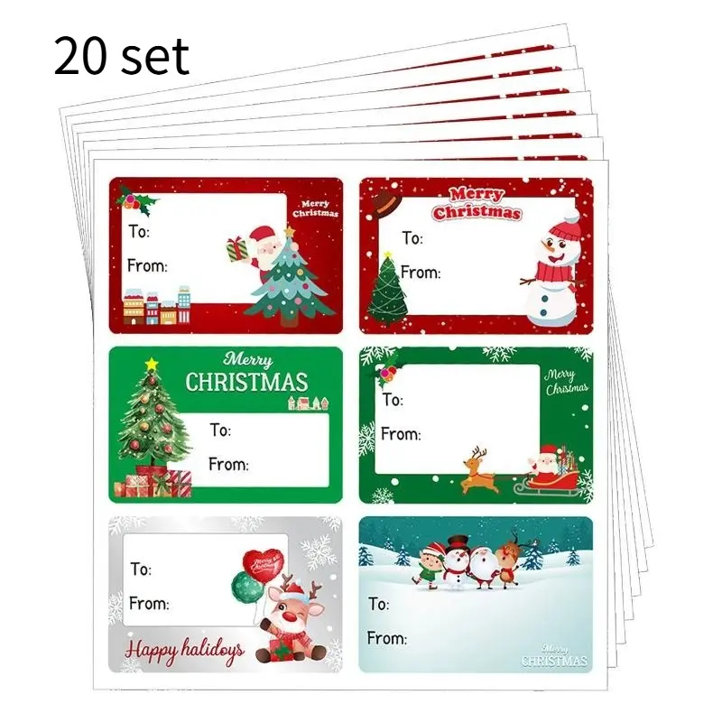 Christmas Gift Label Sticker, Writable Self Adhesive Gift Tag, Gift Wrapping Sticker, Festive & Party Supplies, Stocking FillerMerry Xmas Gift Tags & Labels, Gift Stickers