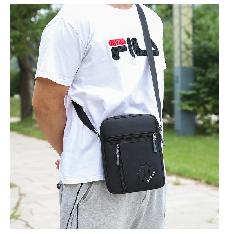 Casual Business Men Messenger Bag Version Simple Oxford Cloth Cross Body Shoulder Bag for Male Daily Use, Work, Travel Outdoors