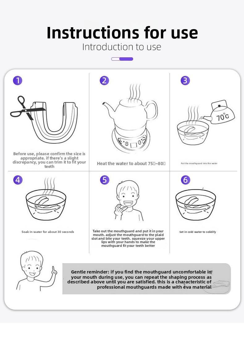 Fang mouthguard boxing mouthguard sports braces fighting sanda taekwondo free fighting protective gear supplies boxing mouthguard