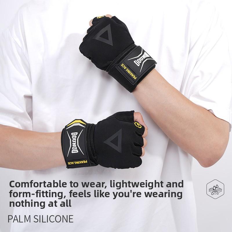 Fitness gloves half finger cycling palms for men and women equipment training dumbbells weight lifting non-slip sports gloves