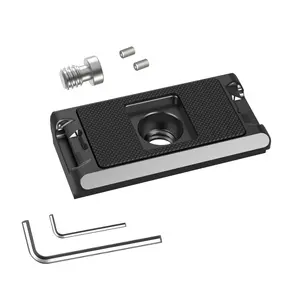 Feichao Aluminum Alloy Quick-Release 4-In-1 Adapter, 1/4 Arri Interface, Magnetic Quick-Mount Arca Rail, Compatible with Dji Action 6/nano