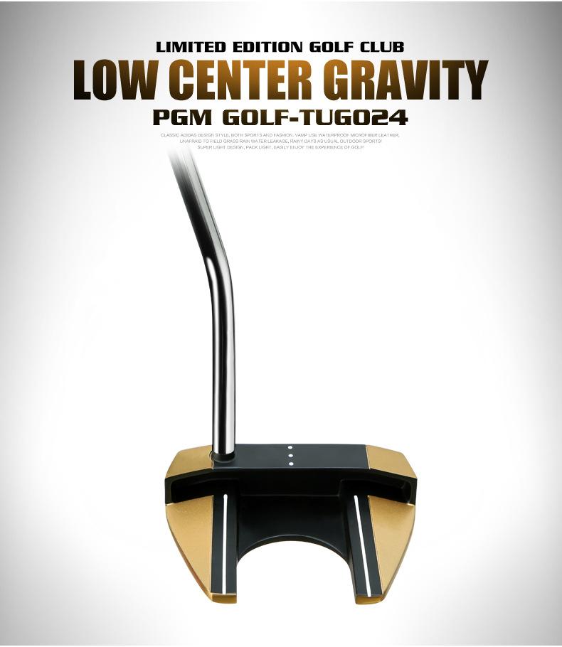 Golf Putter - Men's & Women's - Stainless Steel Stepless Shaft, Low Center of Gravity