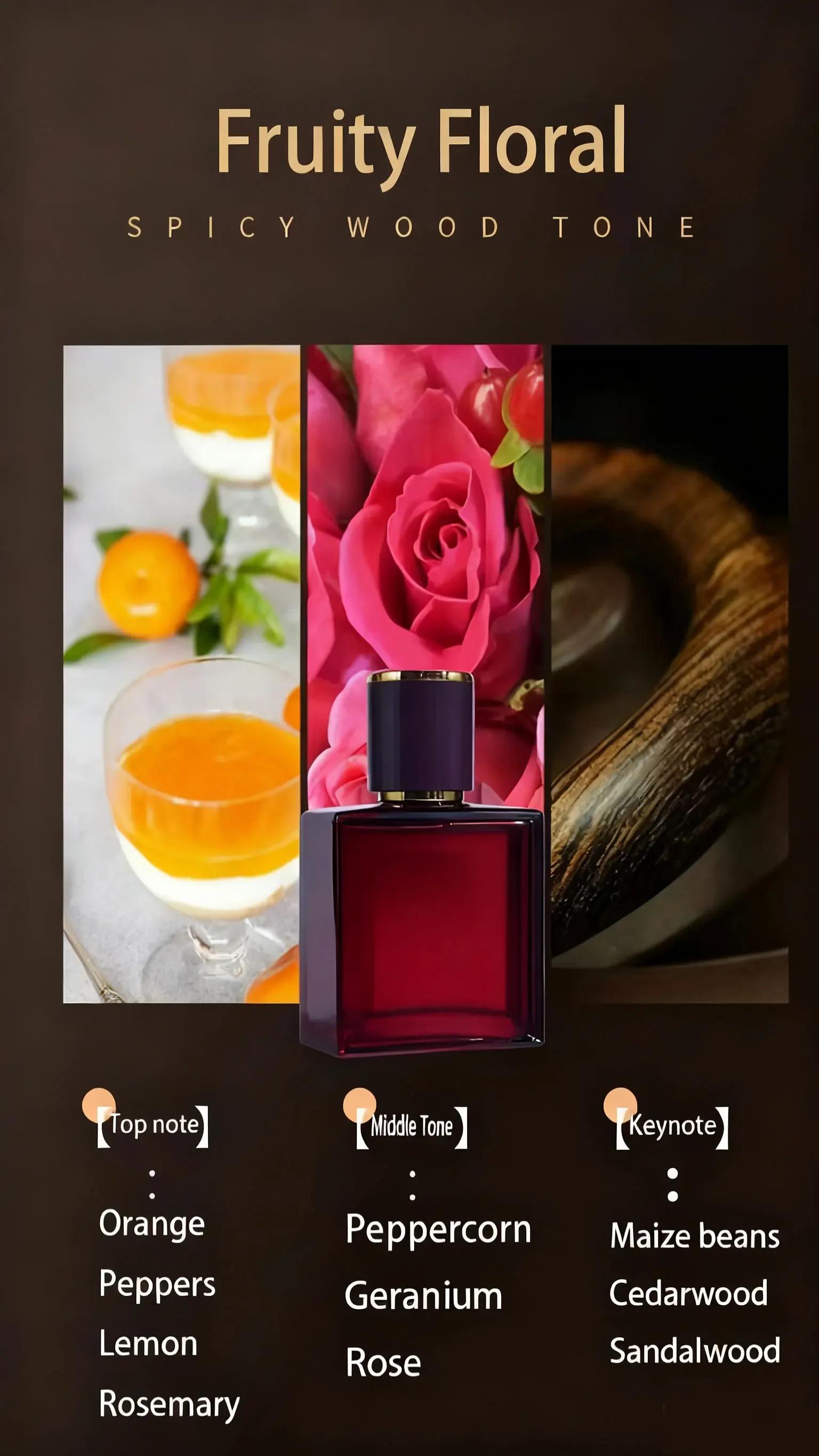 Men's 3pcs Gift Set Eau De Parfum 90ml Long Lasting Woody Floral Cologne Fragrance Fascination Man