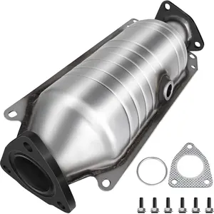 VEVOR Catalytic Converter Compatible with 1998-2002 Honda Accord 2.3L, Direct-Fit High Flow Series Cat Converter, Stainless Steel Exhaust Converter Pipe with Flange Design Gasket (OBD III Compliant)