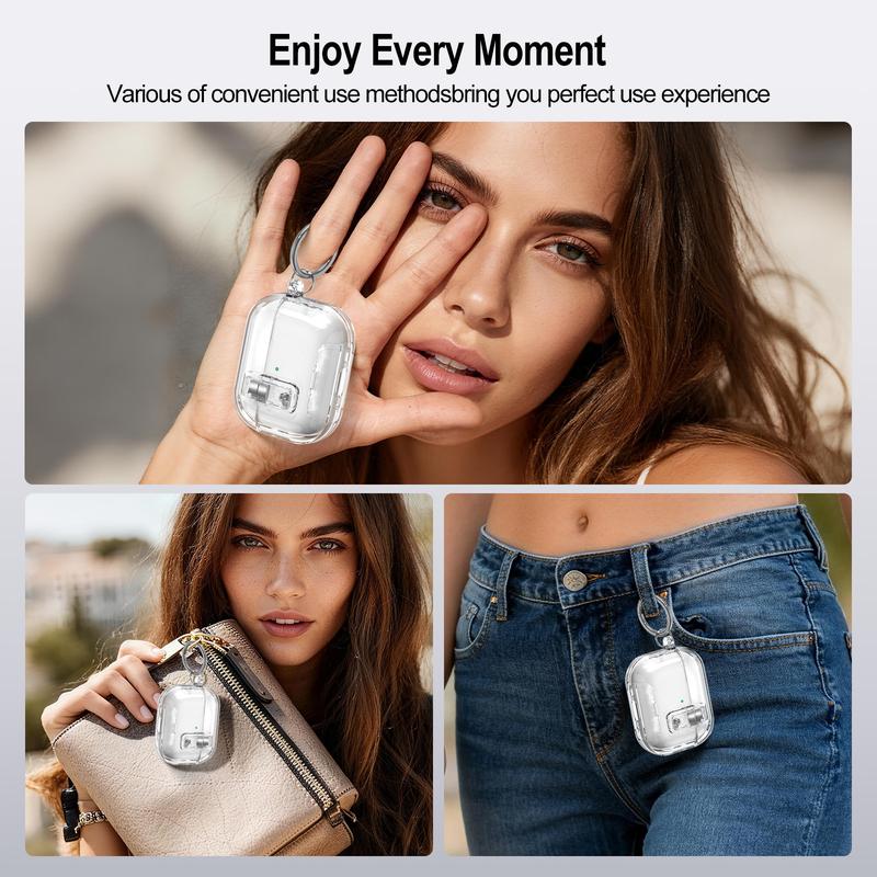 Bracket Airpods Pro3 Earphone Case Soft TPU Compatible with Apple Airpods 4th Generation Protective Cover Transparent