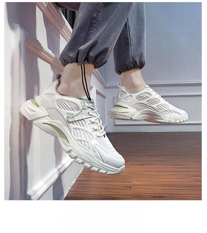 2026 Men's Autumn Shoes: Breathable Flyknit Thick-Soled White Sneakers, Trendy Low-Cut Casual Sports Shoes, Unisex