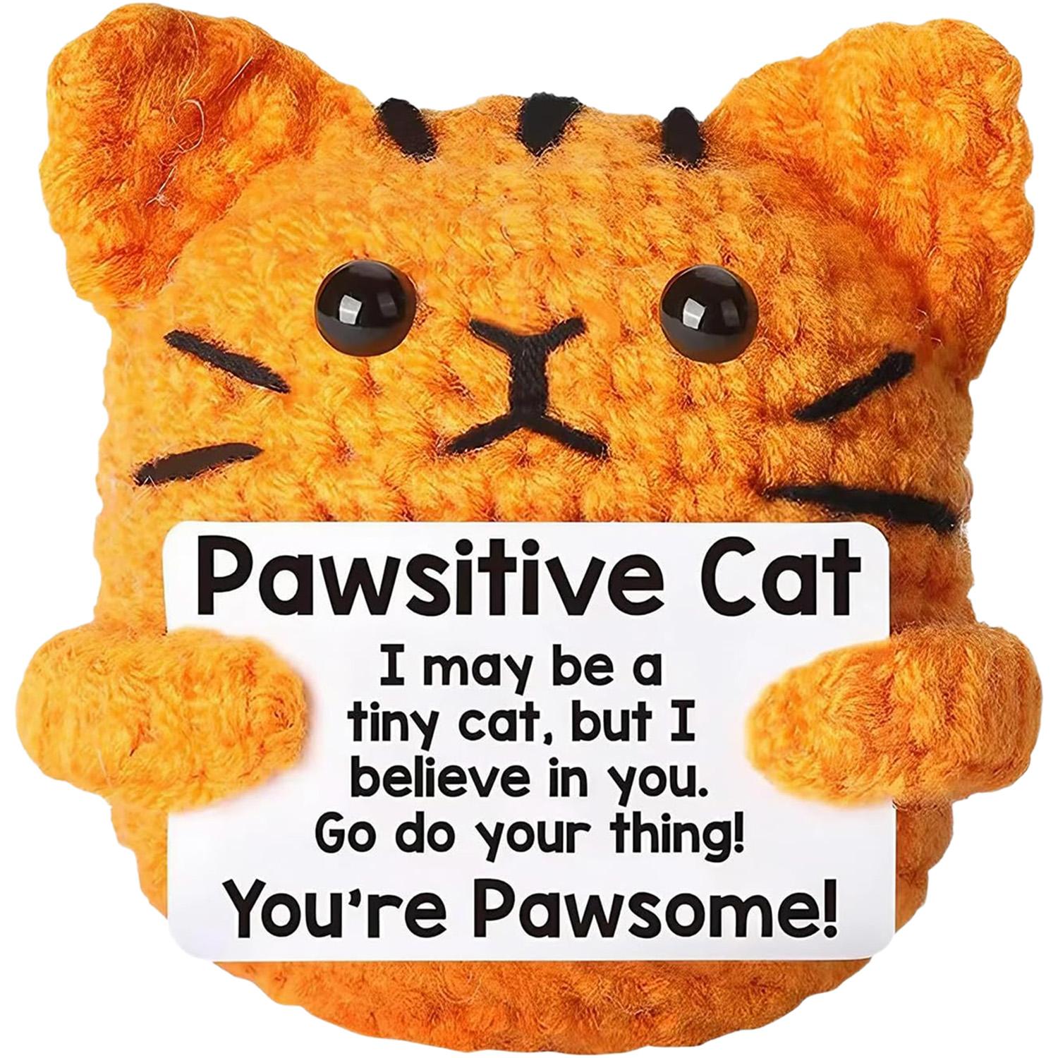 Add a touch of cuteness to your desk with this soft handmade orange cat crochet toy! Exquisitely made with cotton yarn, it’s perfect as a sweet decoration for office and study. A lovely little gift for all ages that brings joy and comfort toyourdaily life