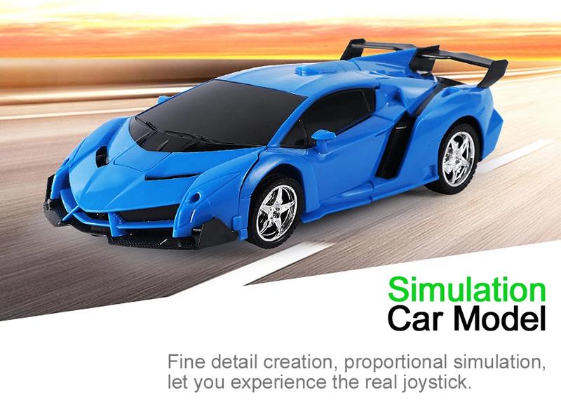 Kids Transforming RC Car Robot Sports Car 2 in 1 Deformation Toy with Remote Control for Age 3+ 4-7 8-12 boy Robot with Remote Control Rechargeable Alloy Cyber-Truck Transformable Mini Forklift Dual-Tire Drift High-Speed LED Off-Road Kids Transforming RC Car Robot Sports Car 2 in 1 Deformation Toy with Remote Control for Age 3+ 4-7 8-12 boy Robot with Remote Control Rechargeable Alloy Cyber-Truck Transformable Mini Forklift Dual-Tire Drift High-Speed LED Off-Road