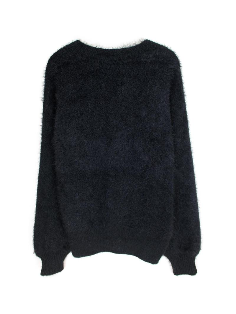 Women's Solid Button Front Cardigan, Casual Drop Shoulder Long Sleeve V Neck Cardigan for Fall & Winter, Fashion Women's Knit Clothing for Daily Wear, Womenswear