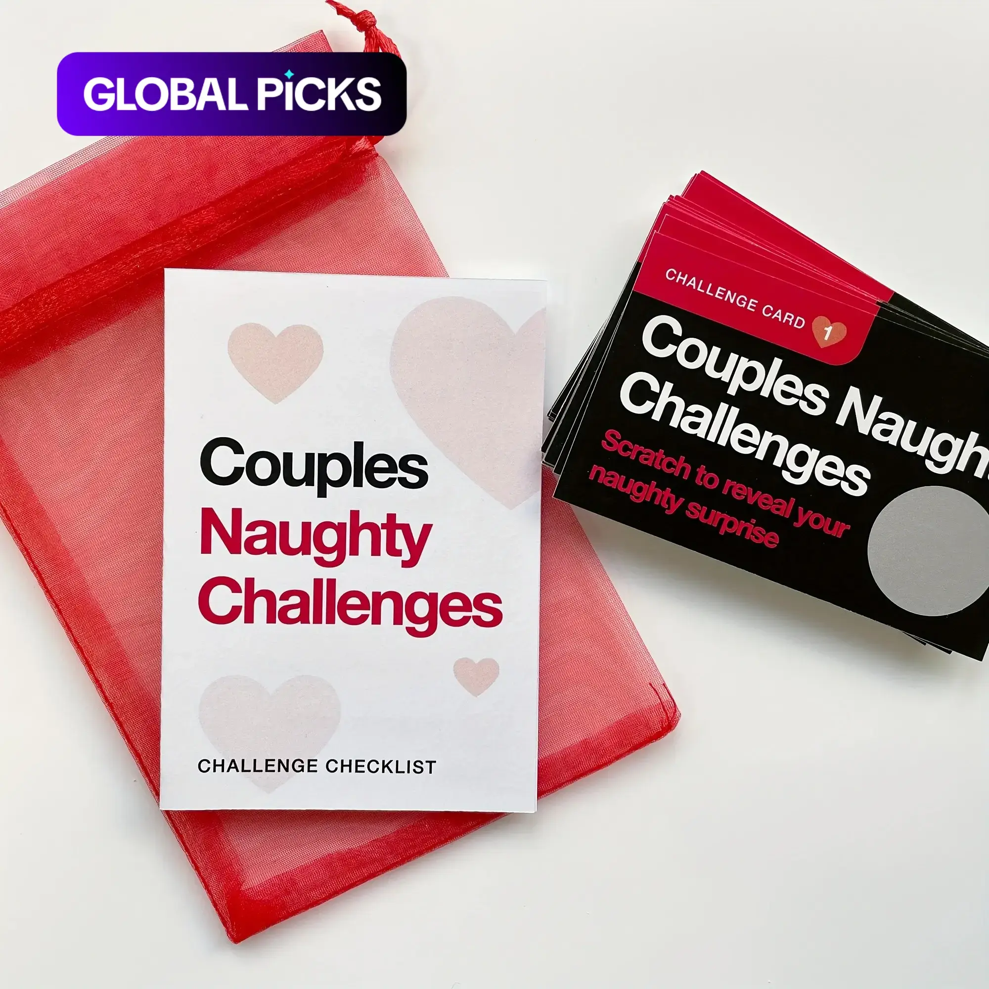 Birthday Gift for Him/Her, Couple Scratch Card Game, Valentine's Day Card, Romantic Gift for Couples #GLOBAL PICKS