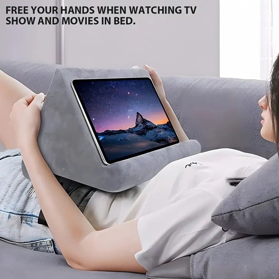 Multifunctional Foldable Tablet Reading Stand, Adjustable Viewing Angles, Hands-Free Digital Reading, Ideal for Study, Bedroom, Office, Tablet Holder Stand