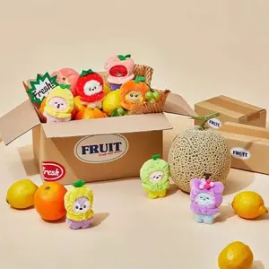 BT21 KPOP MININI FRUITS DOLL Mini Fruit Doll Plush Doll Pendant Keychain Pendant ARMY Fan Gift Couple Gift