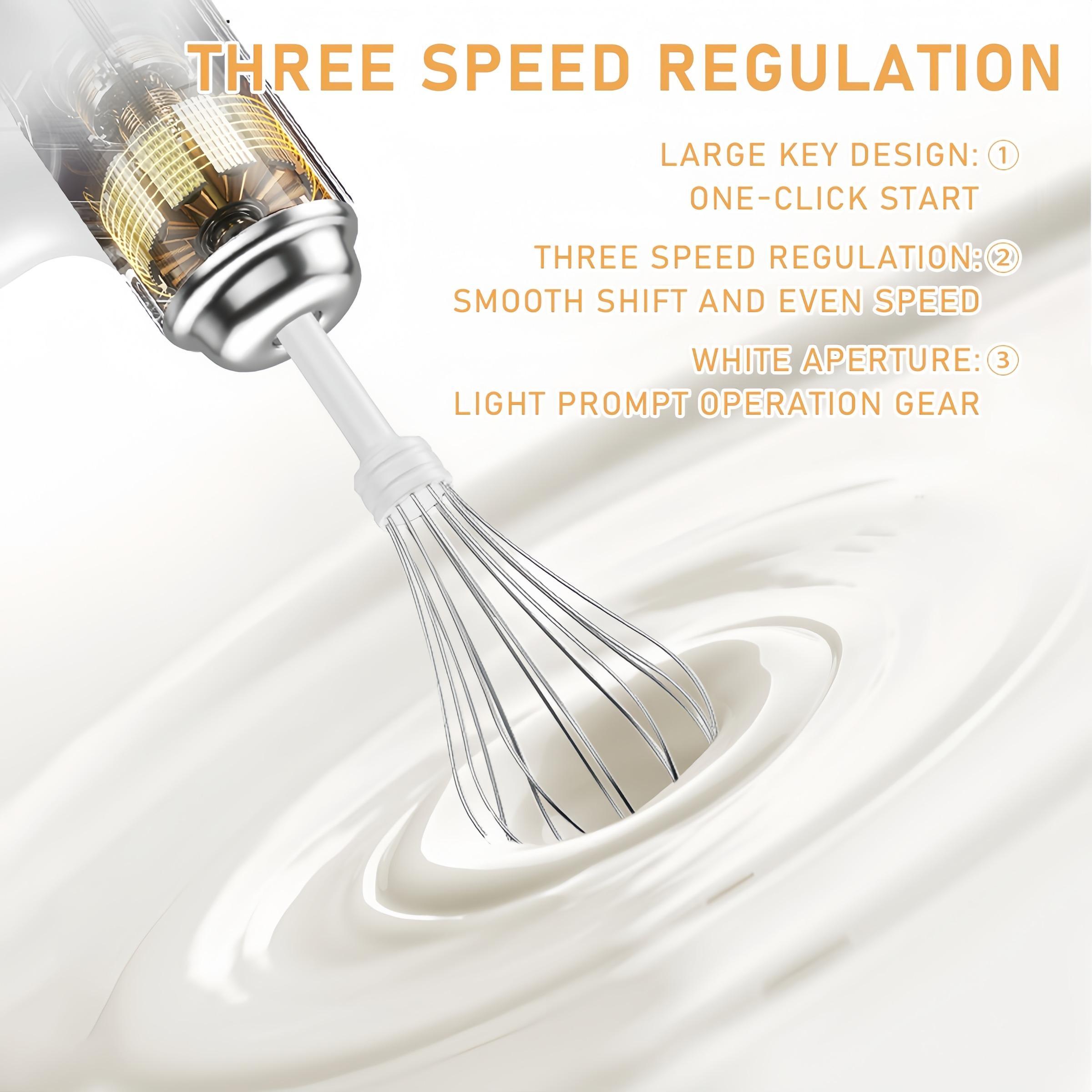 USB Rechargeable Wireless Handheld Electric Egg Beater, 1 Count Multi-functional Whisk Mixer, Portable Kitchen Mixer, Compact, Easy-to-use, and Space-saving Kitchen Appliances