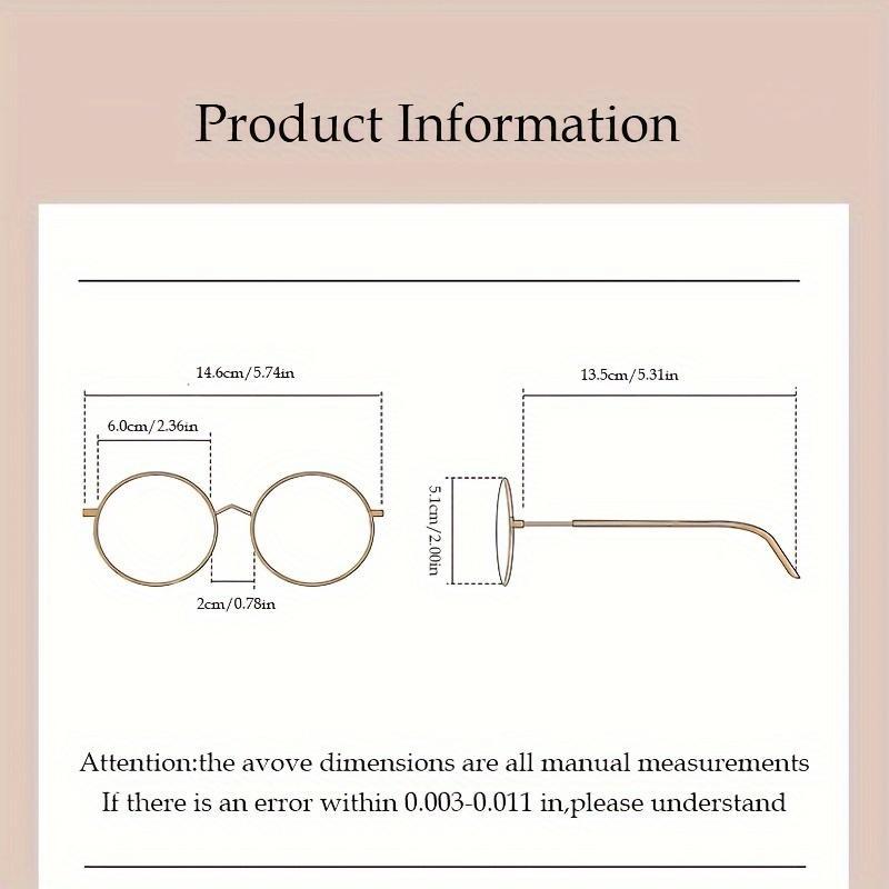 Super Large Square Mirror AC Lens Glasses, Retro Metal Frame with Double Bridges, Unisex Fashion Eyewear for Driving and Daily Wear Trendy Cat Eye  Oversized Aviator nighttime yellow tint Rectangle  cute night vision Women's gold sunglasses