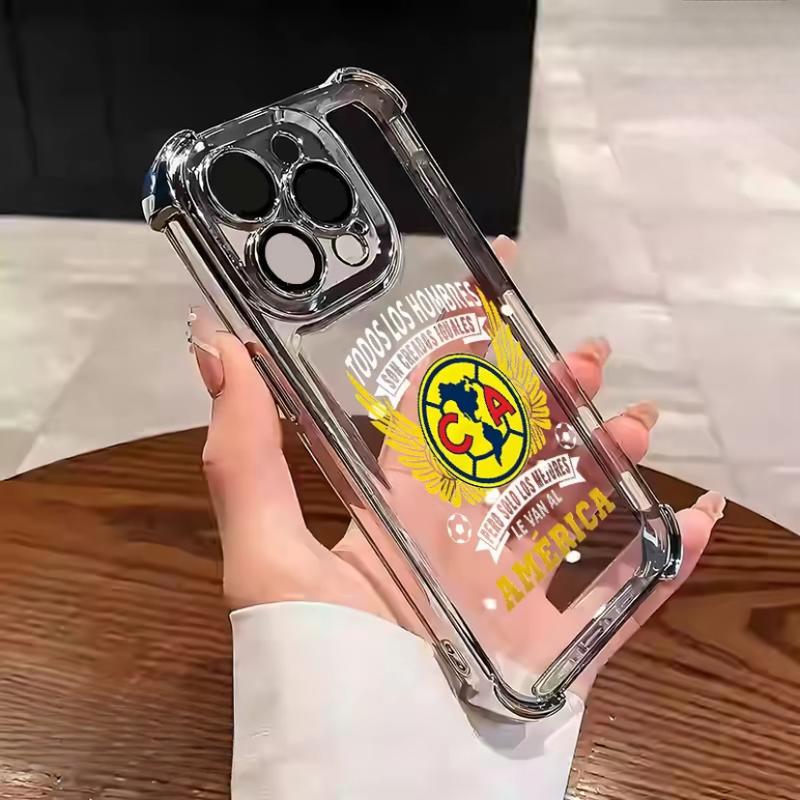 Club América Pride Phone Case for iPhone 11–17 Pro Max Plus| Shockproof TPU Soft Cover| Vintage Stylish Anti-Drop Protection Club América Pride Phone Case for iPhone 11–17 Pro Max Plus| Shockproof TPU Soft Cover| Vintage Stylish Anti-Drop Protection
