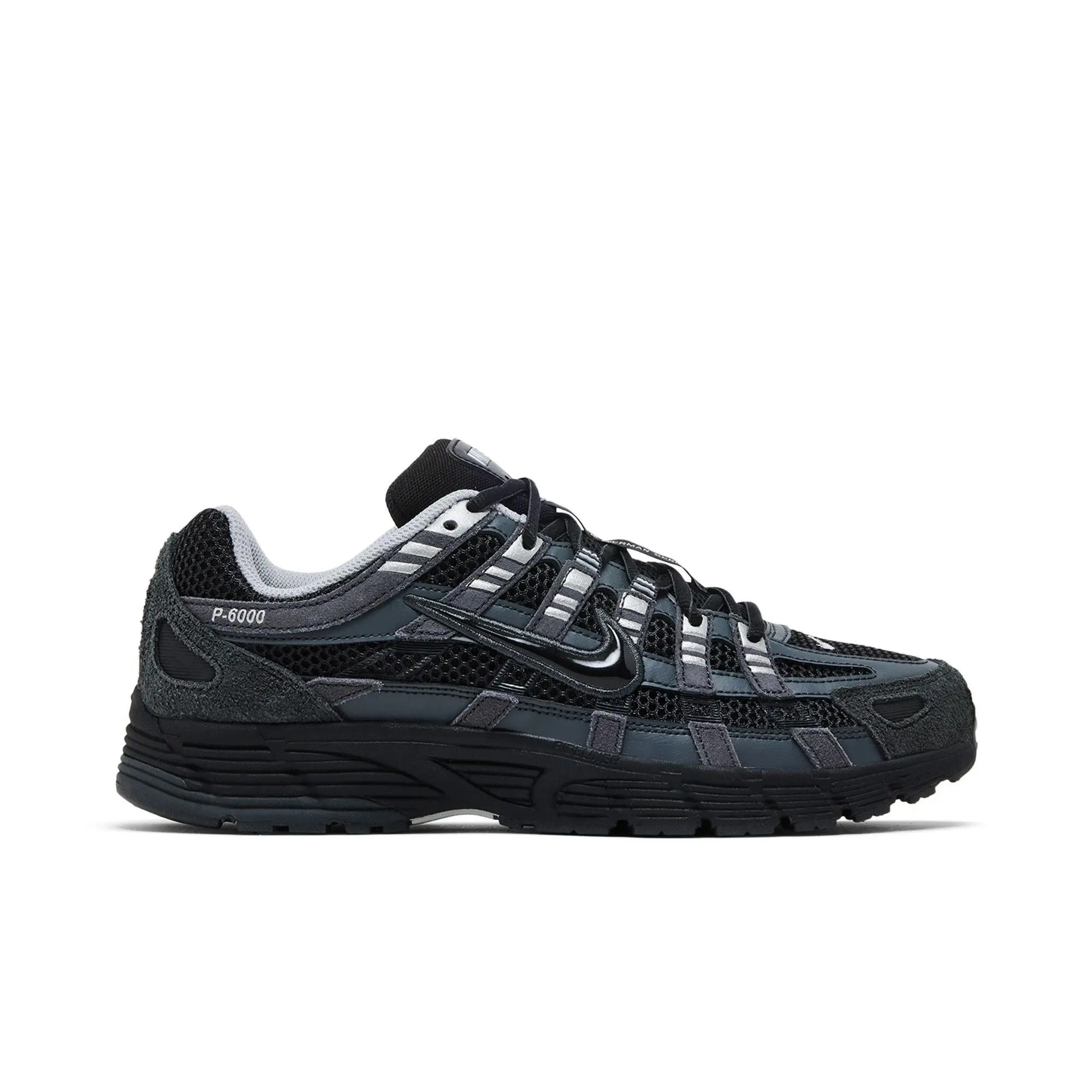 Nike P-6000 'Anthracite Chrome' (Unisex) Anthracite/Chrome/Metallic Silver/Black running shoes HF0015 002