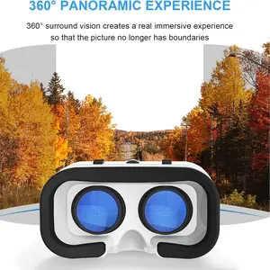 2026 Upgraded 3D Virtual Reality Glasses - HD VR Headset, Compatible with 4.5-7 in Mobile Phones, Suitable for Nearsighted Users, Ideal for IMAX Movies & Games, Perfect Gift Wearable Vr Smartphone