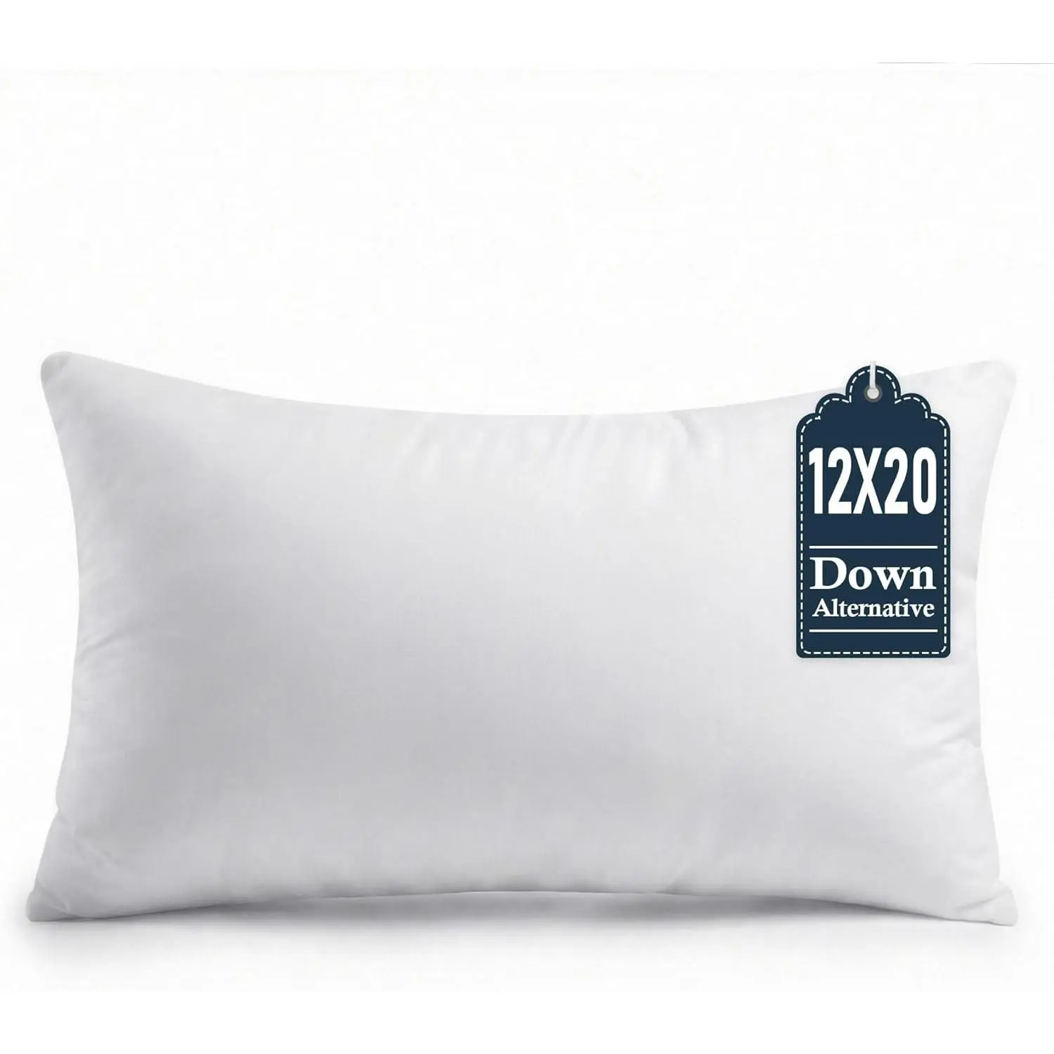 12x20 Throw Pillow Insert Set of 1 – Supportive & Fluffy Down Alternative Pillow Forms for Couch, Sofa & Bed, Indoor Decorative Cushion Stuffer