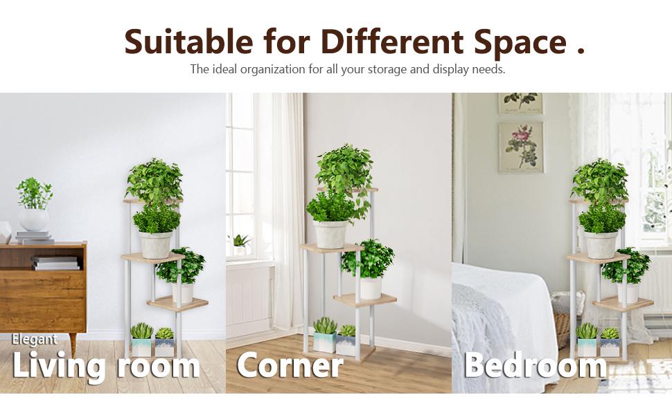 Simple and Easy to Assemble Plant Stand Indoor Plant Stand Multiple Stands for Garden Terrace Corner Balcony Living Room Deals For You Days Outdoor Planters White Taper Planter