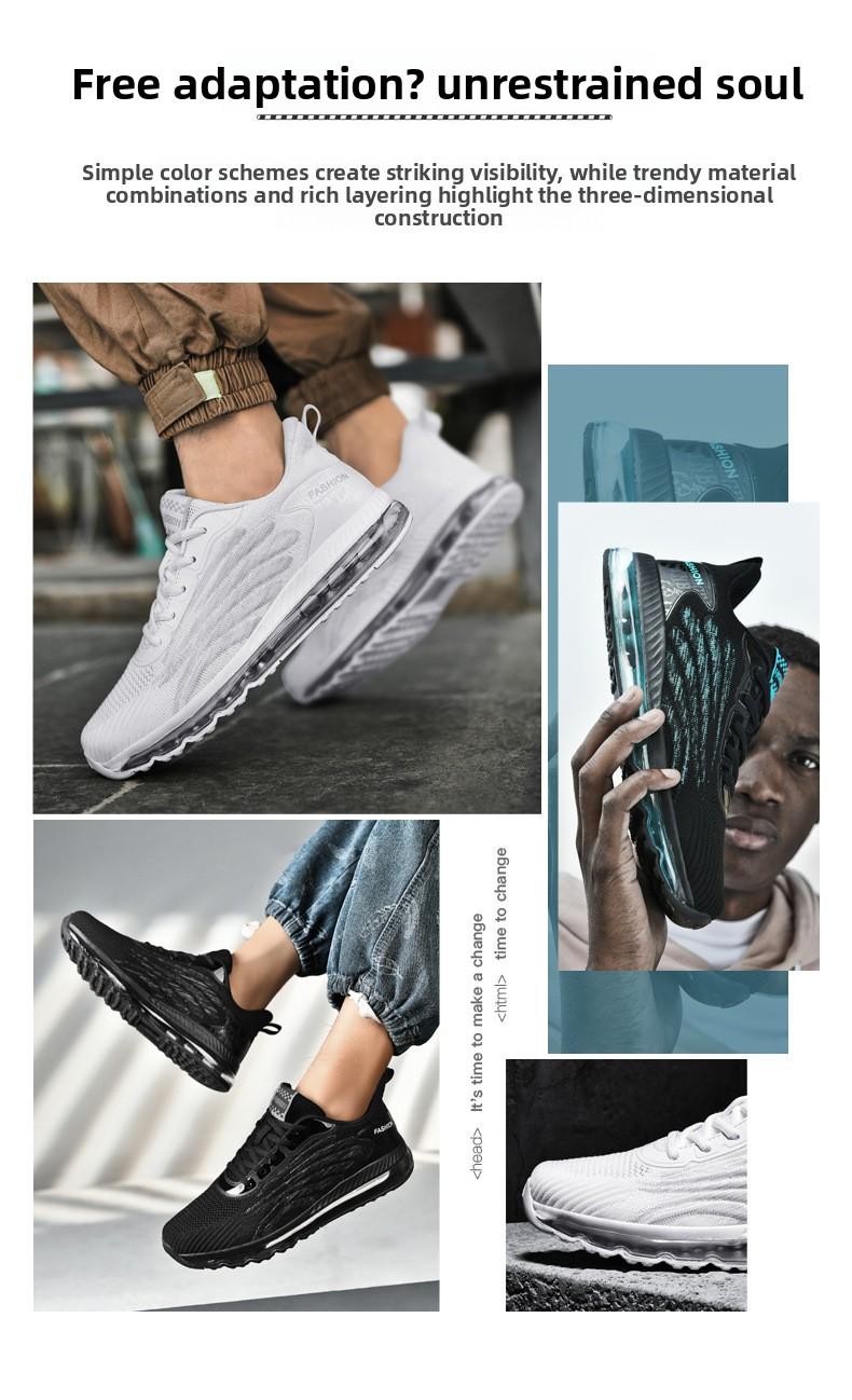 Mesler Men's Sporty Solid RoundToe Laces Trainers, Fashionable Lace UpFront Mesh Breathable Comfortable Sports Air Running Shoes Sporty Lightweight Breathable Running Shoes For Exercise & Daily Wear