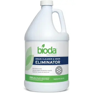 Professional Strength Enzyme Drain Cleaner, Septic Safe Drain Odor Eliminator, Smell Eliminator, 1 Gallon