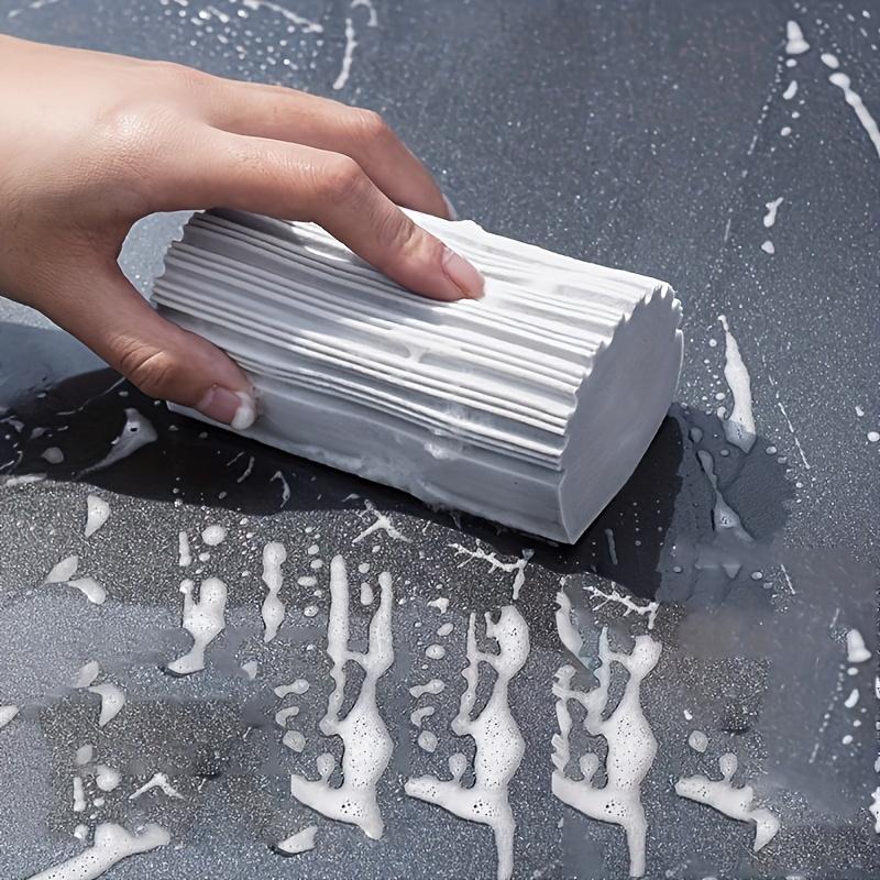 3pcs Damp Clean Duster Sponge, Sponge Cleaning Brush, Duster for Cleaning Blinds, Glass, Baseboards, Vents, Railings, Mirrors,Window Track Grooves and Faucets