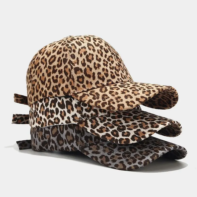 Leopard Print Canvas Dad Cap for Women - Cheetah Pattern, Vintage Design, Sun Protection Sports & Outdoor Hat for Autumn Winter, Animal Print, Adults, Outdoor Wear, Uv Blocking, Dad Hat Shape, Female, Casual Outdoor Hat, Fitted Sports & Outdoor Hats