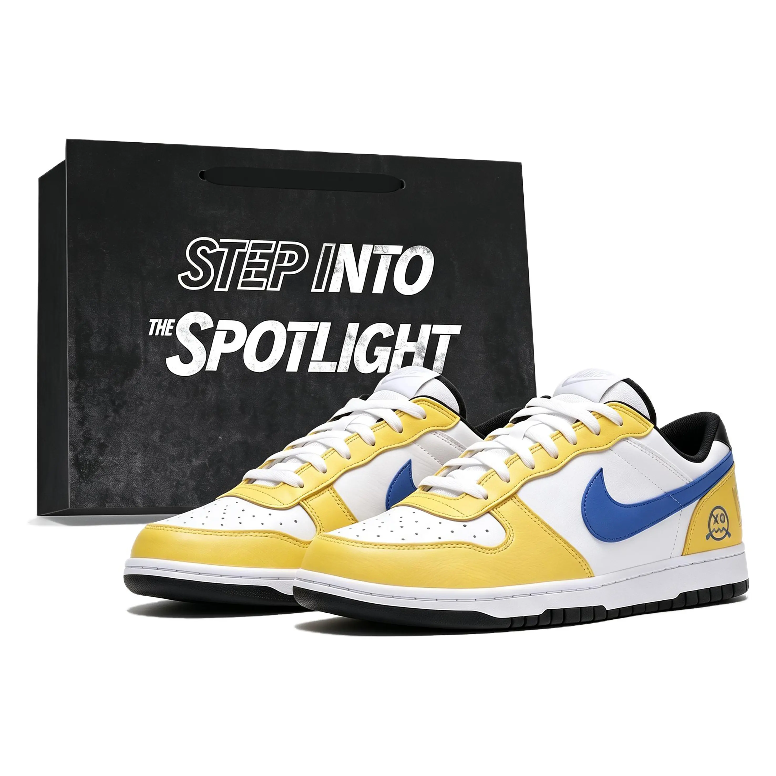 Nike Big Fun Custom Sneakers: Unisex, Lightweight, Breathable, Low-Top, Retro Campus Style Verifiable, with credentials and supporting global authentication